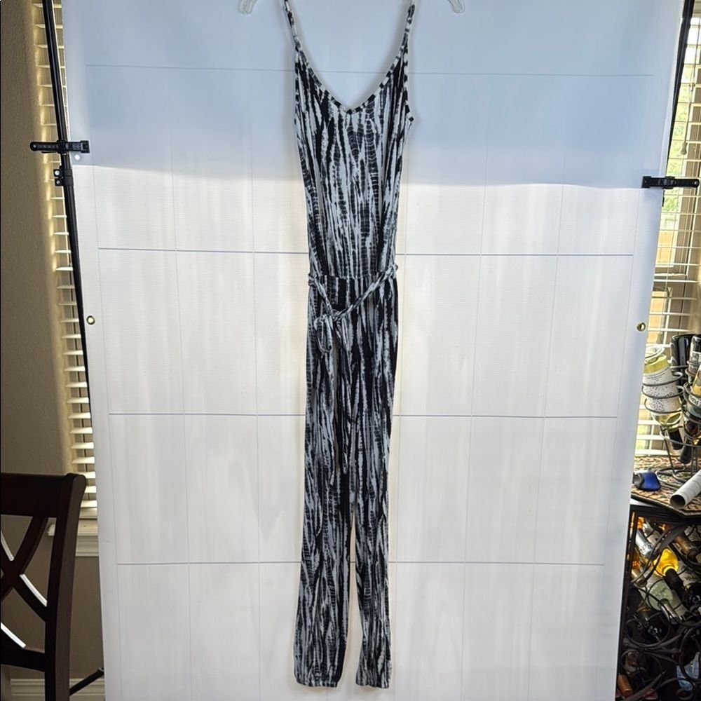 Tart Black and White Jumpsuit, Medium